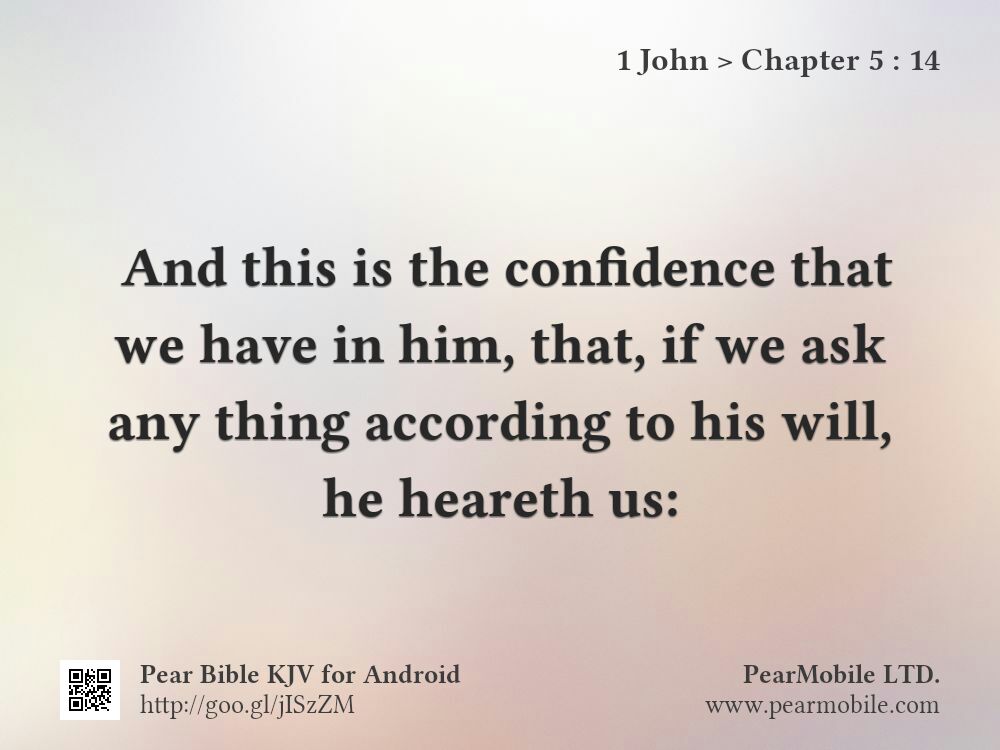 1 John, Chapter 5:14